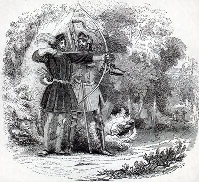 Robin Hood und Little John von English School