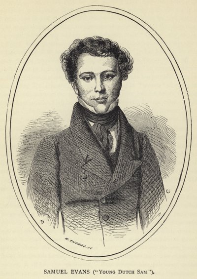 Samuel Evans, Junger Holländer Sam von English School