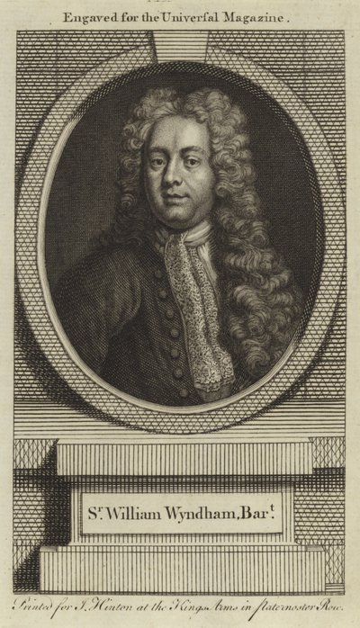 Sir William Wyndham, Baronet von English School