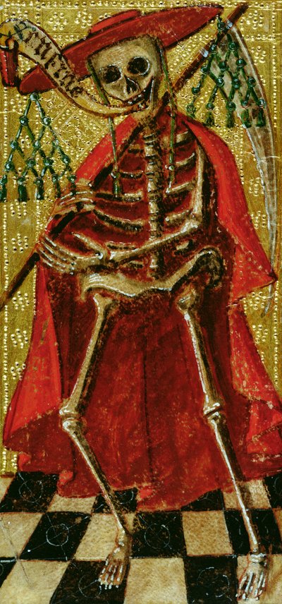 Tarotkarte, die den Tod darstellt von English School