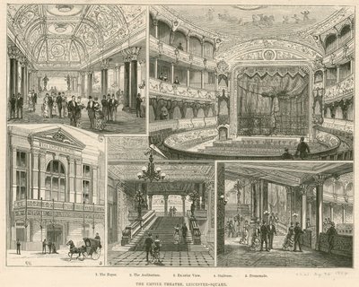 Das Empire Theatre, Leicester Square, London von English School