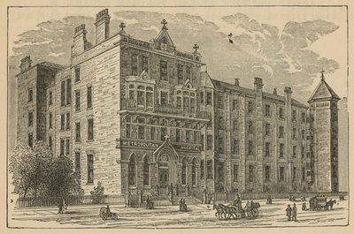 Das Metropolitan Hospital, Kingsland Road, London von English School