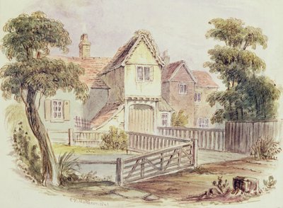 Das Alte Käsekuchenhaus, 1841 von English School