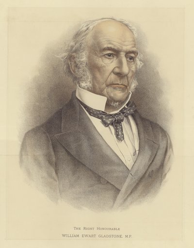 Der ehrenwerte William Ewart Gladstone von English School