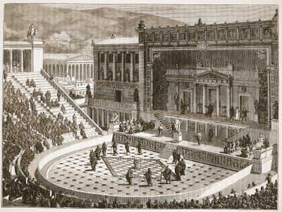 Theater des Dionysos in Athen von English School