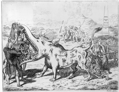 Impfung, veröffentlicht von J.L. Stuart, 1802 von English School
