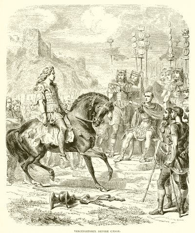 Vercingetorix vor Caesar von English School