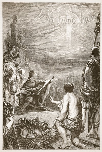 Visionen des Kreuzes bei Saxa Rubra von English School