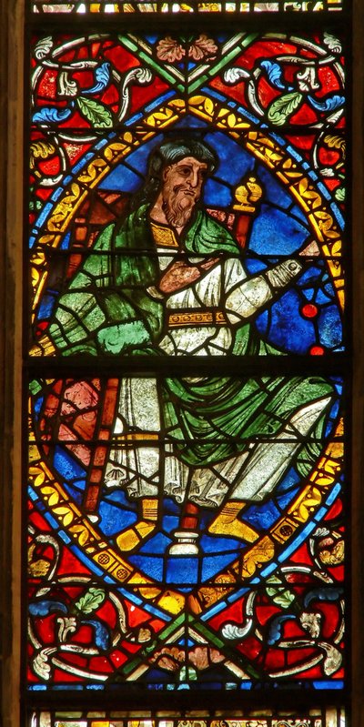 Fenster, das eine genealogische Figur zeigt: Salomon von English School