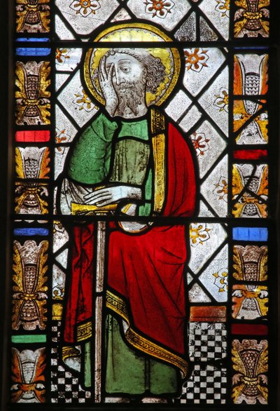 Fenster n4 mit Darstellung von St. Paulus von English School