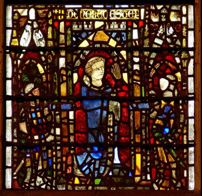 Fenster w42 mit Peter de Dene von English School