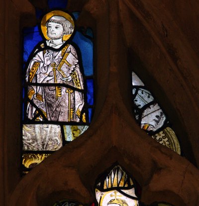 Fenster w8, Darstellung des Heiligen Peter von English School
