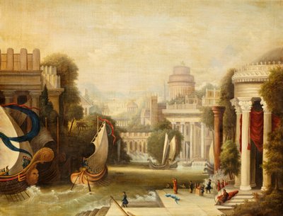 Die Einschiffung des Odysseus, 1842-50 von Erastus Salisbury Field