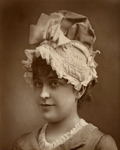 Geraldine Ulmar, amerikanische Sängerin und Schauspielerin, 1887 von Ernest Barraud