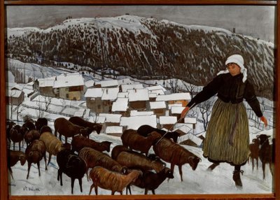Die Ziegenhirtin von Ernest Bieler