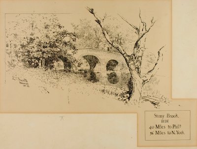 Bachbrücke von Ernest C. Peixotto