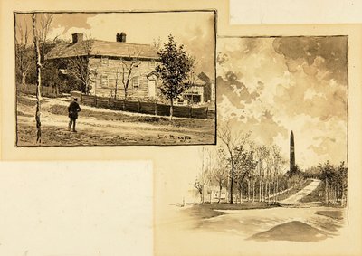 Haus/Monument im Wald von Ernest C. Peixotto