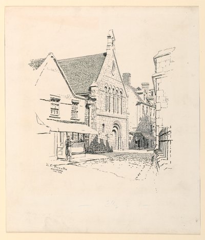 Grammar School, Huntingdon von Ernest Clifford Peixotto