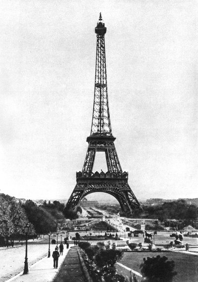 Der Eiffelturm vom Trocadero, Paris, 1931 von Ernest Flammarion
