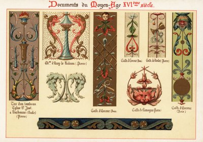 Designelemente aus dem 16. Jahrhundert von Ernest Guillot