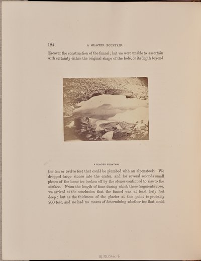 Ein Gletscherbrunnen von Ernest H. Edwards