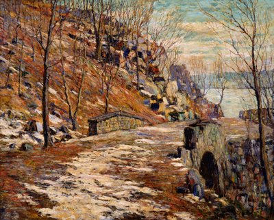 Straße hinunter zu den Palisaden von Ernest Lawson