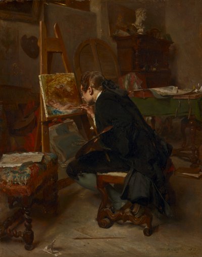 Ein Maler von Ernest Meissonier