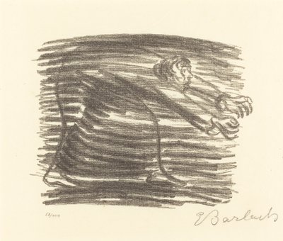 Spaziergang im Schatten, 1922 von Ernst Barlach