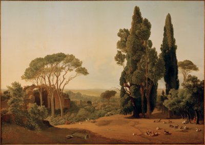 Die Villa Hadriana bei Tivoli von Ernst Christian Frederik Petzholdt