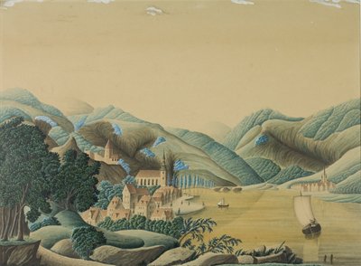 Blick auf Braubach von Ernst Damitz