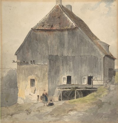 Wassermühle, ca. 1870 von Ernst Erwin Oehme