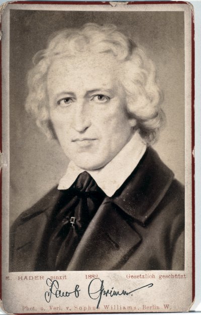 Porträt von Jacob Grimm von Ernst Hader