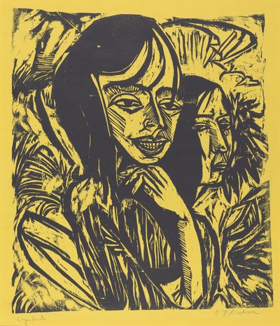 Fehmarn Mädchen, 1913 von Ernst Ludwig Kirchner