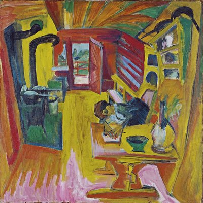 Alpine Küche, 1918 von Ernst Ludwig Kirchner