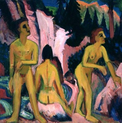 Badende Figuren von Ernst Ludwig Kirchner