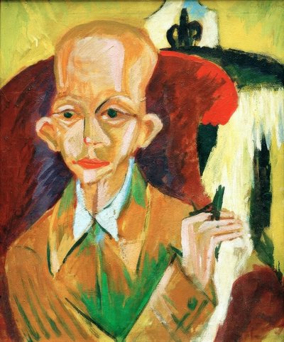 Bildnis Oskar Schlemmer von Ernst Ludwig Kirchner