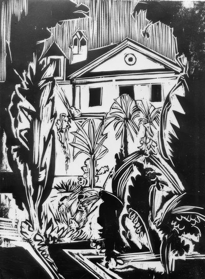 Botanischer Garten (Jena) von Ernst Ludwig Kirchner