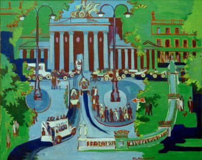Brandenburger Tor, Berlin von Ernst Ludwig Kirchner