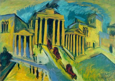 Brandenburger Tor, Berlin von Ernst Ludwig Kirchner