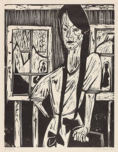 Junges Mädchen von Ernst Ludwig Kirchner