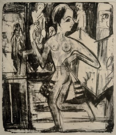 Nackttänzerin von Ernst Ludwig Kirchner