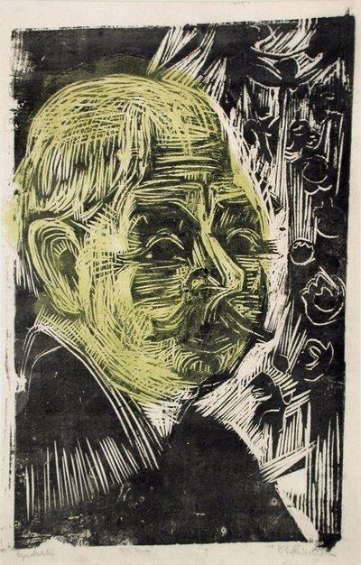 Porträt von Dr. Spengler, 1919 von Ernst Ludwig Kirchner