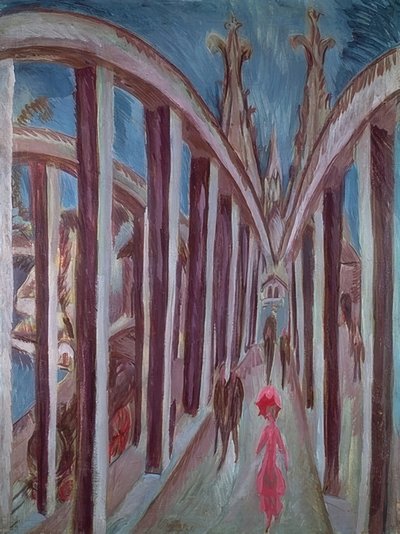 Rheinbrücke bei Köln von Ernst Ludwig Kirchner