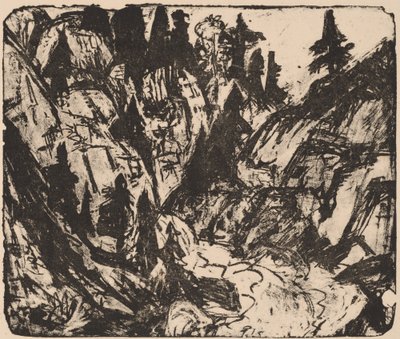 Felsiger Bach von Ernst Ludwig Kirchner