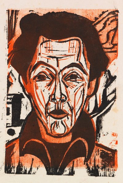 Selbstporträt, 1926 von Ernst Ludwig Kirchner