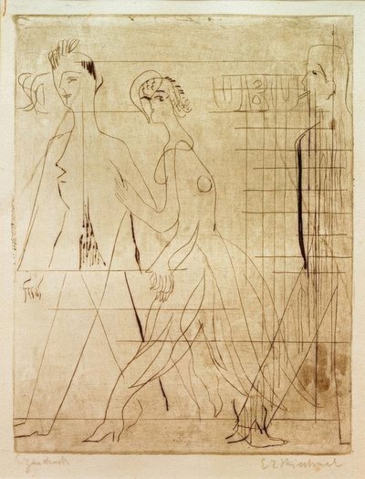 Straßenszene von Ernst Ludwig Kirchner