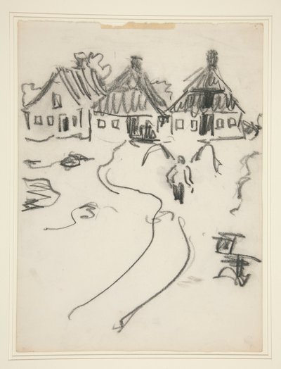 Drei Häuser von Ernst Ludwig Kirchner