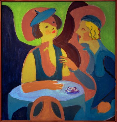 Zwei Damen im Café von Ernst Ludwig Kirchner