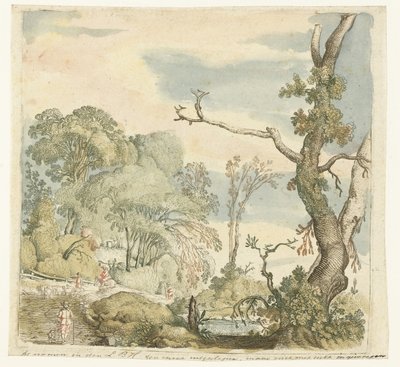 Landschaft mit Bäumen von Esaias van de Velde
