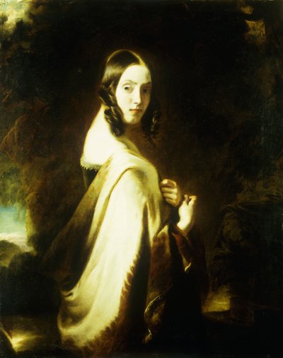 Eine Dame mit einem Schal von Esther Paris Persennet